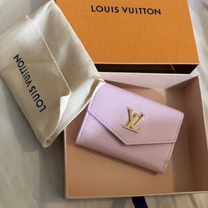 NEW!! Louis Vuitton Portefeuille Lockmini Leather Wallet
